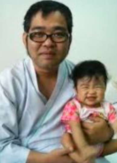 兵動大樹と娘（長女）の愛寧