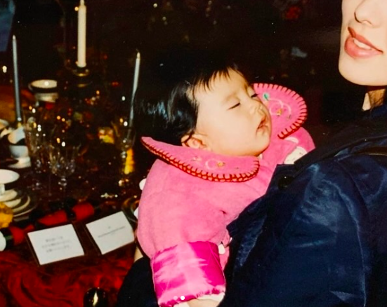 小川千奈の赤ちゃんの頃