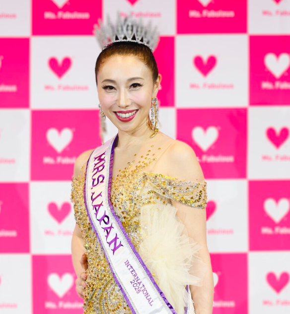 ミセスインターナショナル2025に選ばれた及川洋子