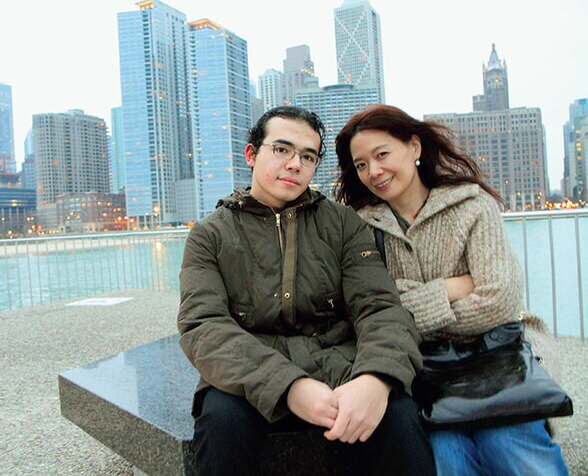 ヤマザキマリと息子・デルス