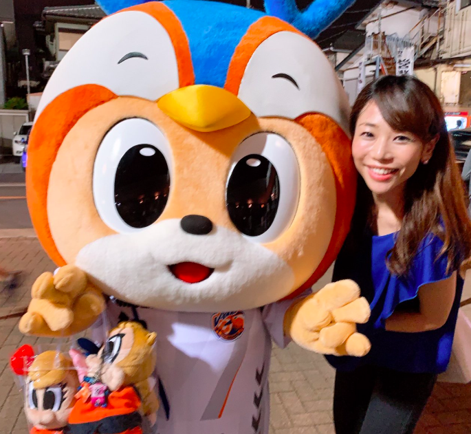 ヴィヴィくんと福田琴絵