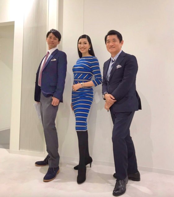 （左から）蓬莱大介とアンミカと高岡達之