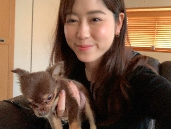 中根夕希と愛犬
