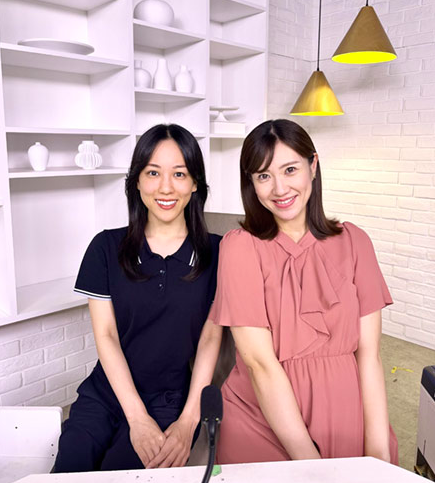 久保円華（左）と徳田琴美