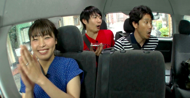 おにぎりあたためますかに出演する室岡里美と戸次重幸と大泉洋