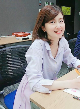 岡山放送時代の淵本恭子