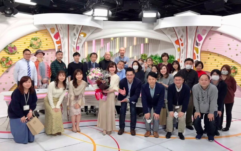 岡山放送退職の際の淵本恭子