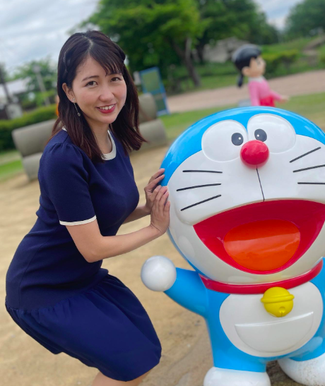 富山県に帰省した石田瑠美子