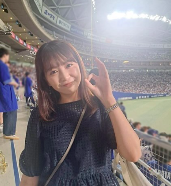 「中日ドラゴンズ」の試合を観戦する兵藤遥陽