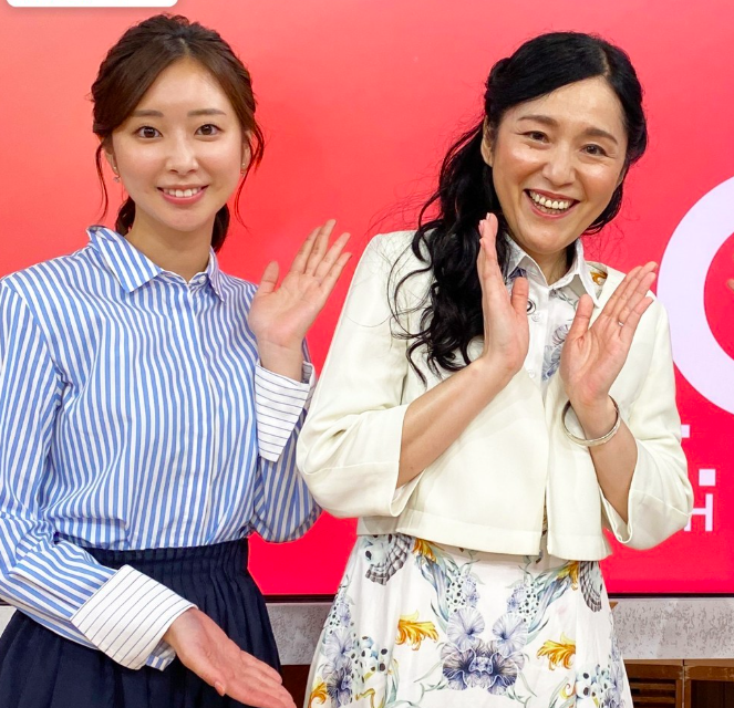 サタデーウオッチ9に出演する川口由梨香（左）