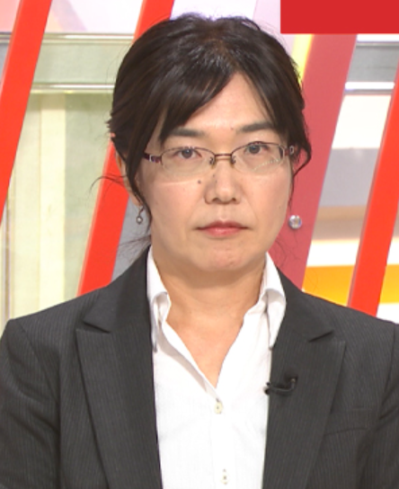 テレビ出演する錦田愛子