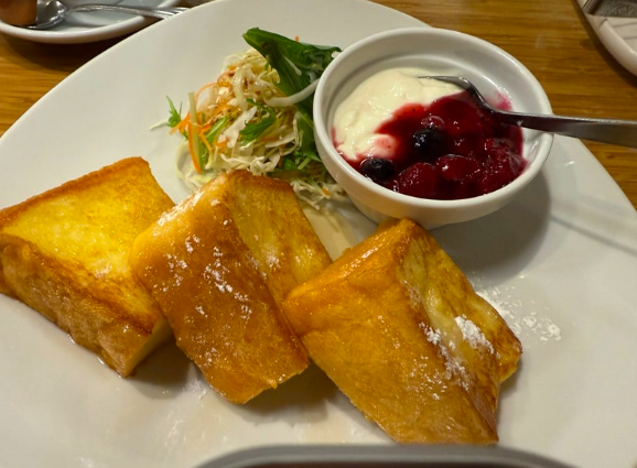 大隅智子が食べたフレンチトースト