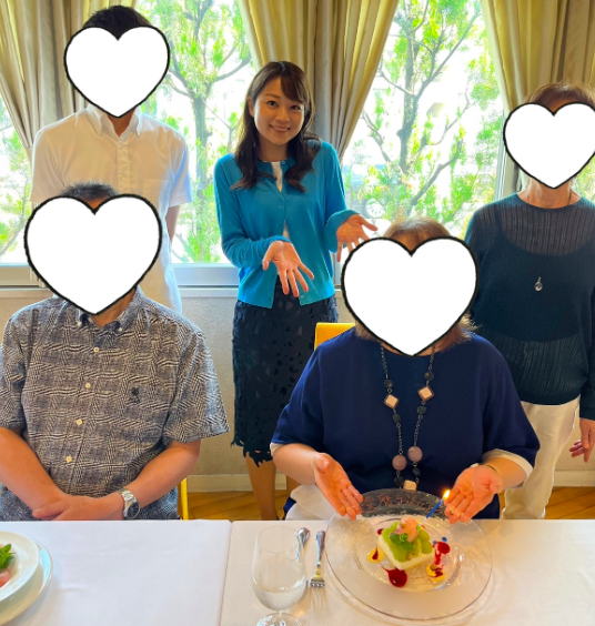 母の還暦祝いをした西ノ入菜月