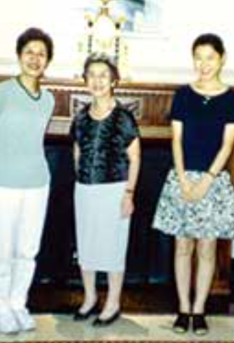 （左から）母親と祖母と廣瀬陽子