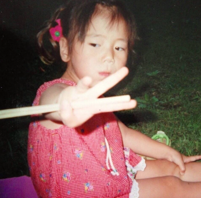 幼少期の今井美桜