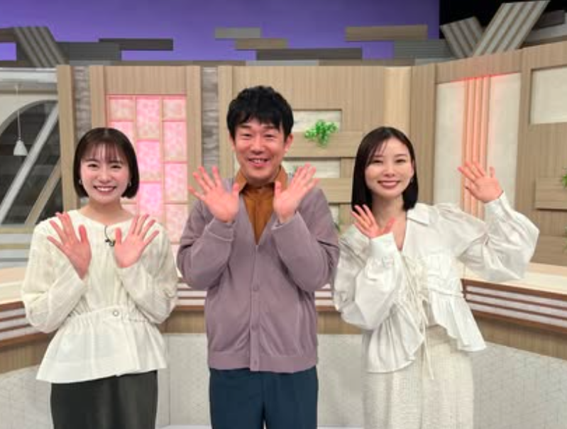 （左から）笹村朱里とヒデと朝日奈央