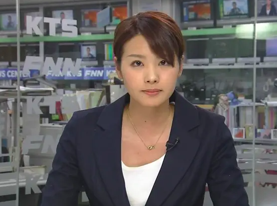 鹿児島テレビ放送時代の石神愛子