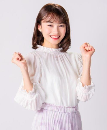 新人アナウンサー時代の中塚美緒