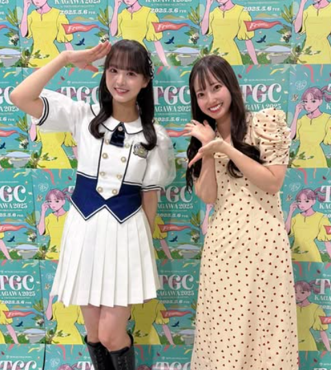 福田朱里と石井奏美