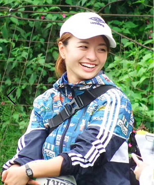 京都大学ラグビー部マネージャー時代の中谷萌